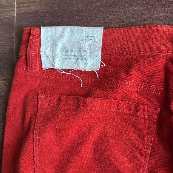 LOFT Super Skinny Leg Pants Size 31/12 - Picture 4 of 9